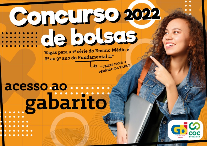 Concurso Bolsas 2022 CapaGabarito